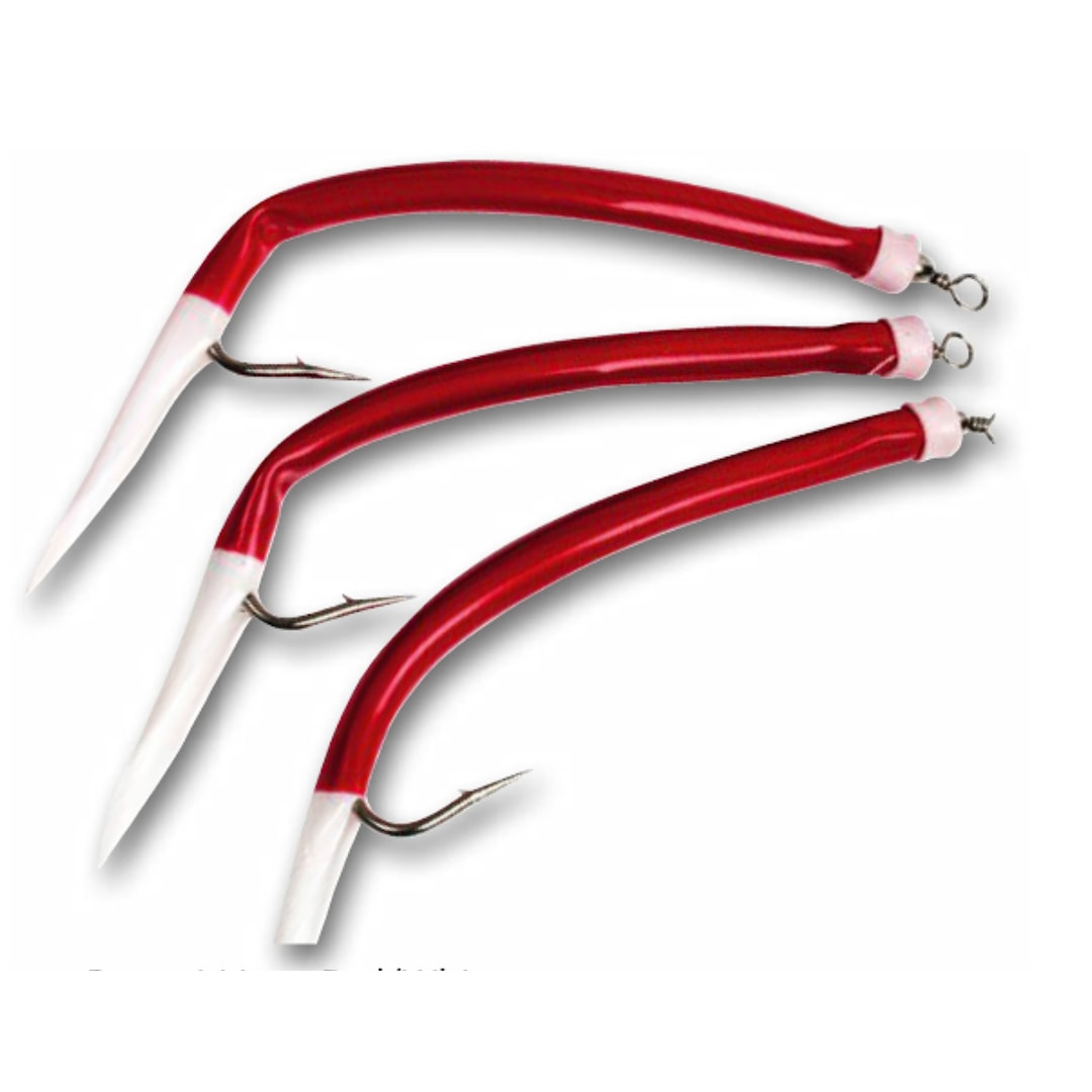 Fladen Rubber Mac Red/White gummimask Fladen Rubber Mac Red/White gummimask