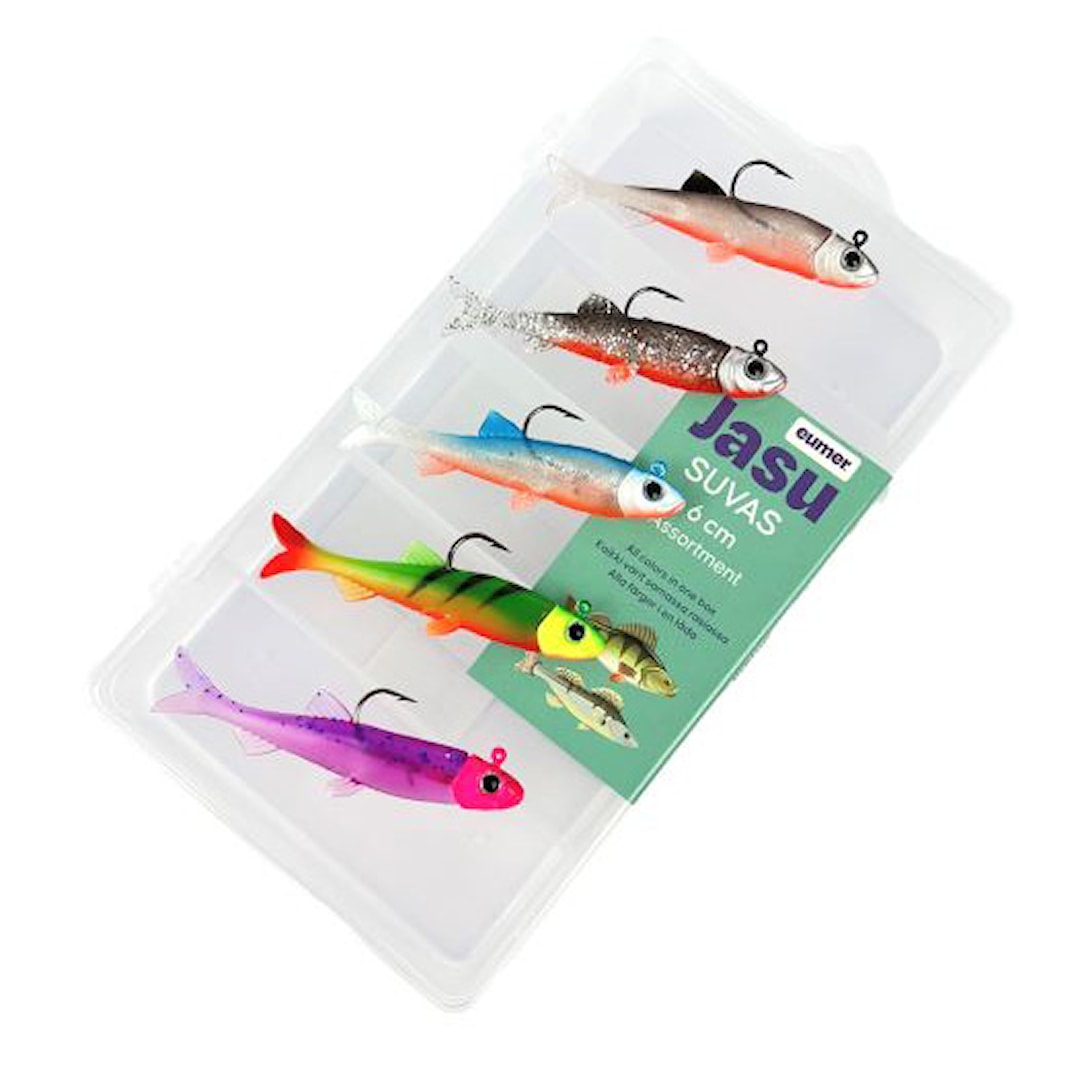Jasu Suvas 6 cm jigguppsättning 5 st/pkt Jasu Suvas 6 cm jigguppsättning 5 st/pkt