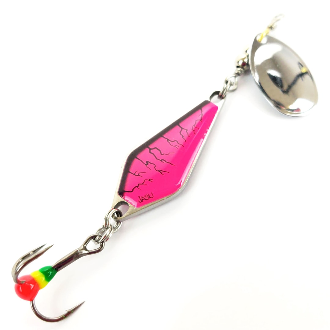 Jasu Salama 9 g spinnare Rosa/Svart Jasu Salama 9 g spinnare Rosa/Svart