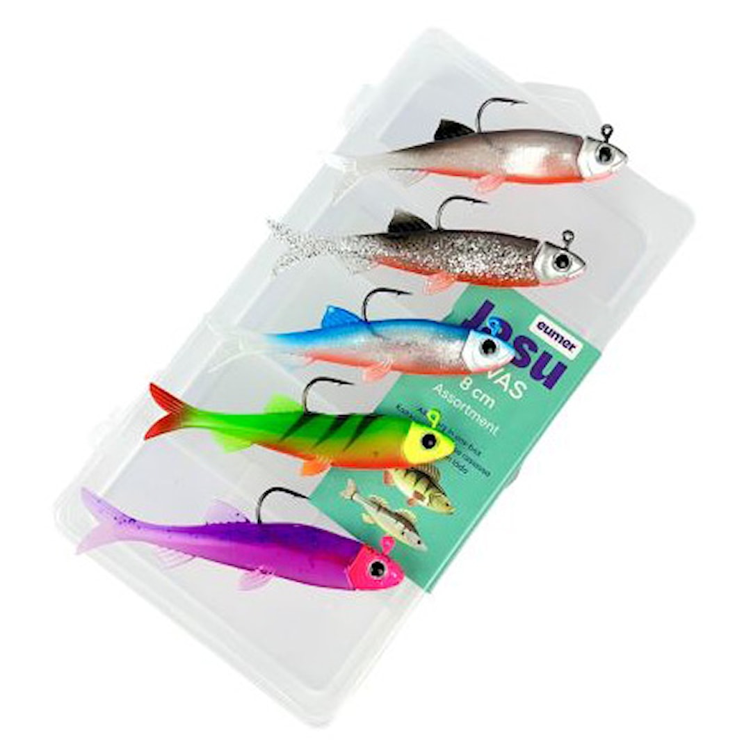 Jasu Suvas 8 cm jigguppsättning 5 st/pkt Jasu Suvas 8 cm jigguppsättning 5 st/pkt