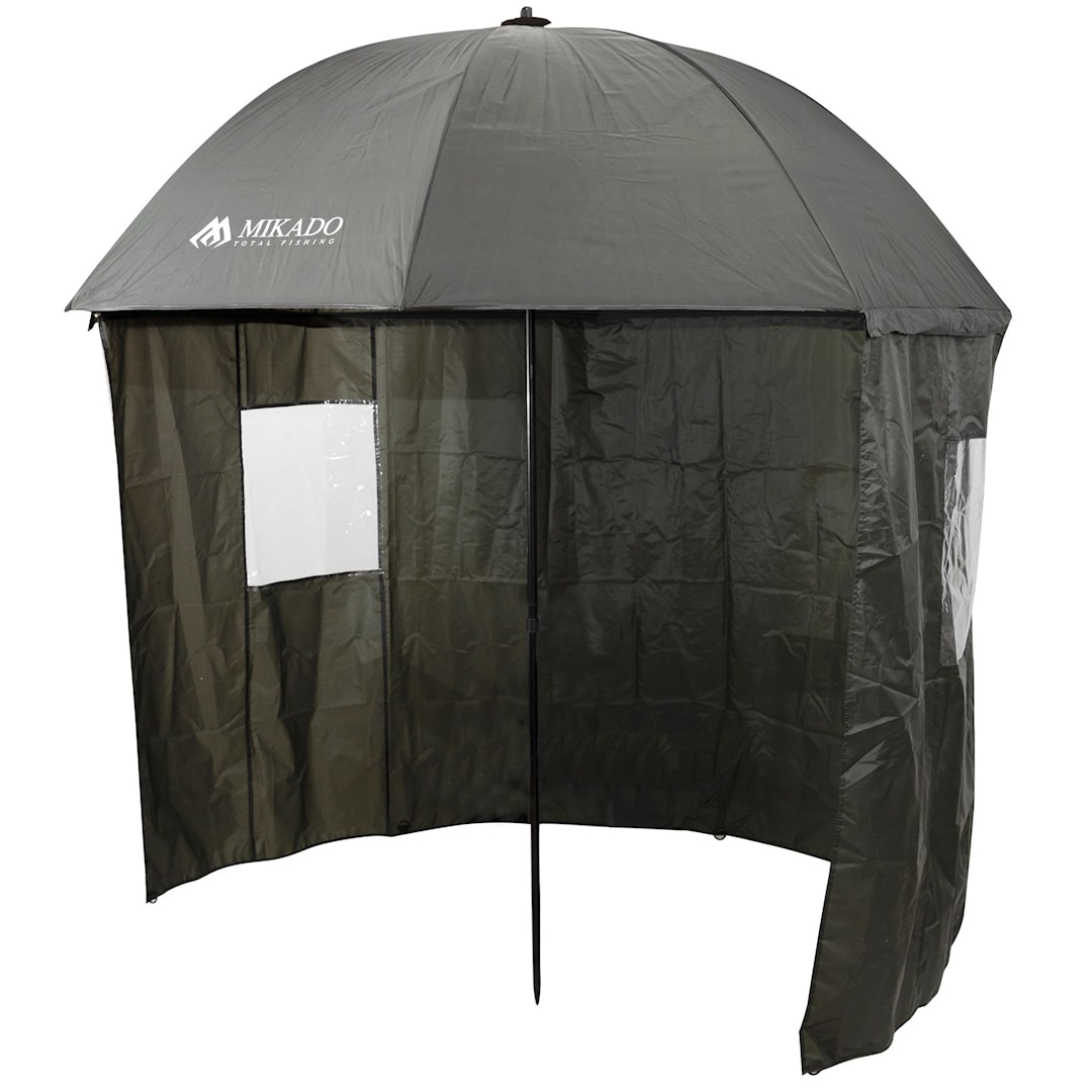 Mikado Fishing Umbrella med sidoskydd 2