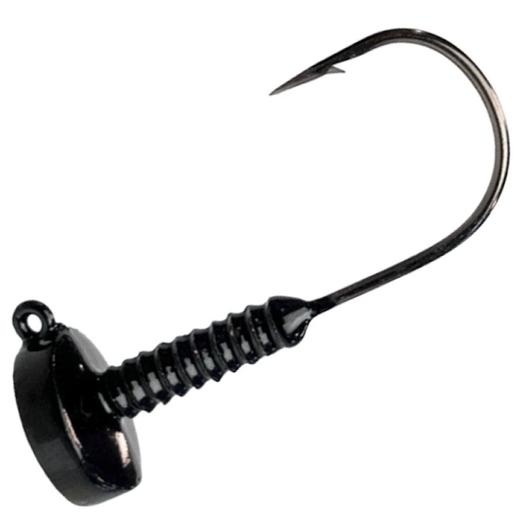 Lunker City Ned Head Black 5 g jiggskalle 3st/pkt