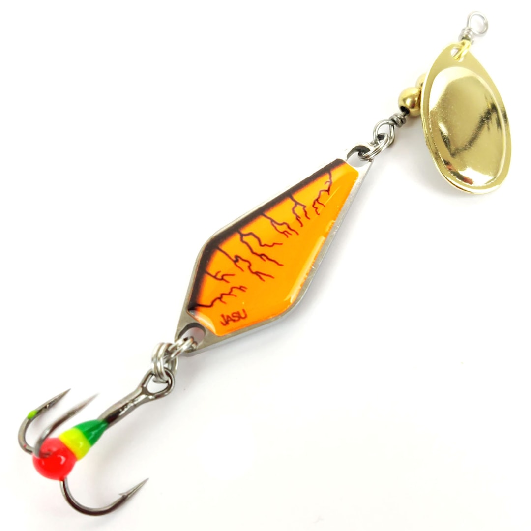 Jasu Salama 9 g spinnare Orange/Svart Jasu Salama 9 g spinnare Orange/Svart