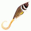 Strike Pro Guppie Jr Shallow jerkbait Spotted Bullhead Gold Glitter Strike Pro Guppie Jr Shallow jerkbait Spotted Bullhead Gold Glitter
