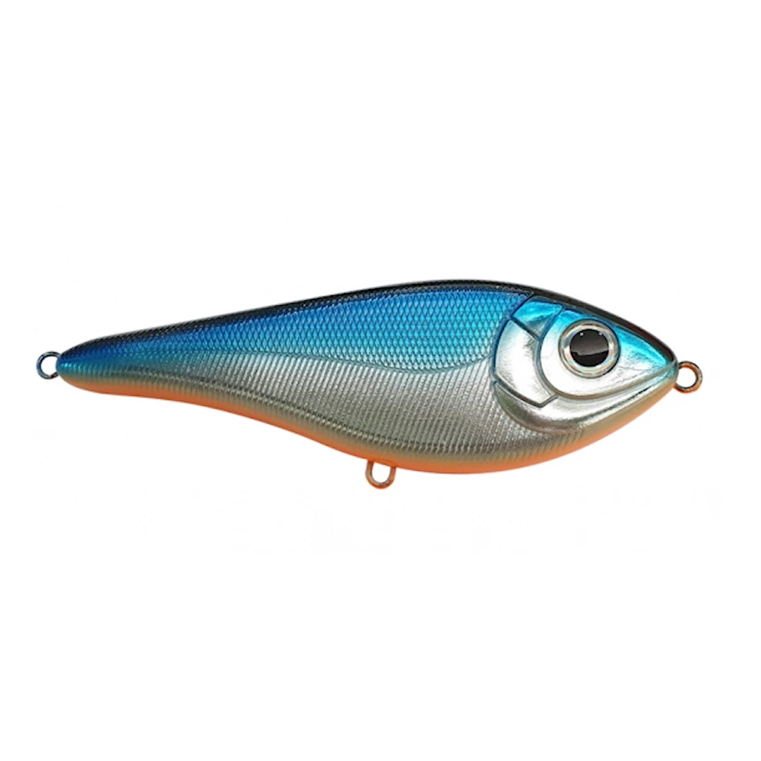 Strike Pro Buster Swim 13 cm jerkbait Blue Chrome OB