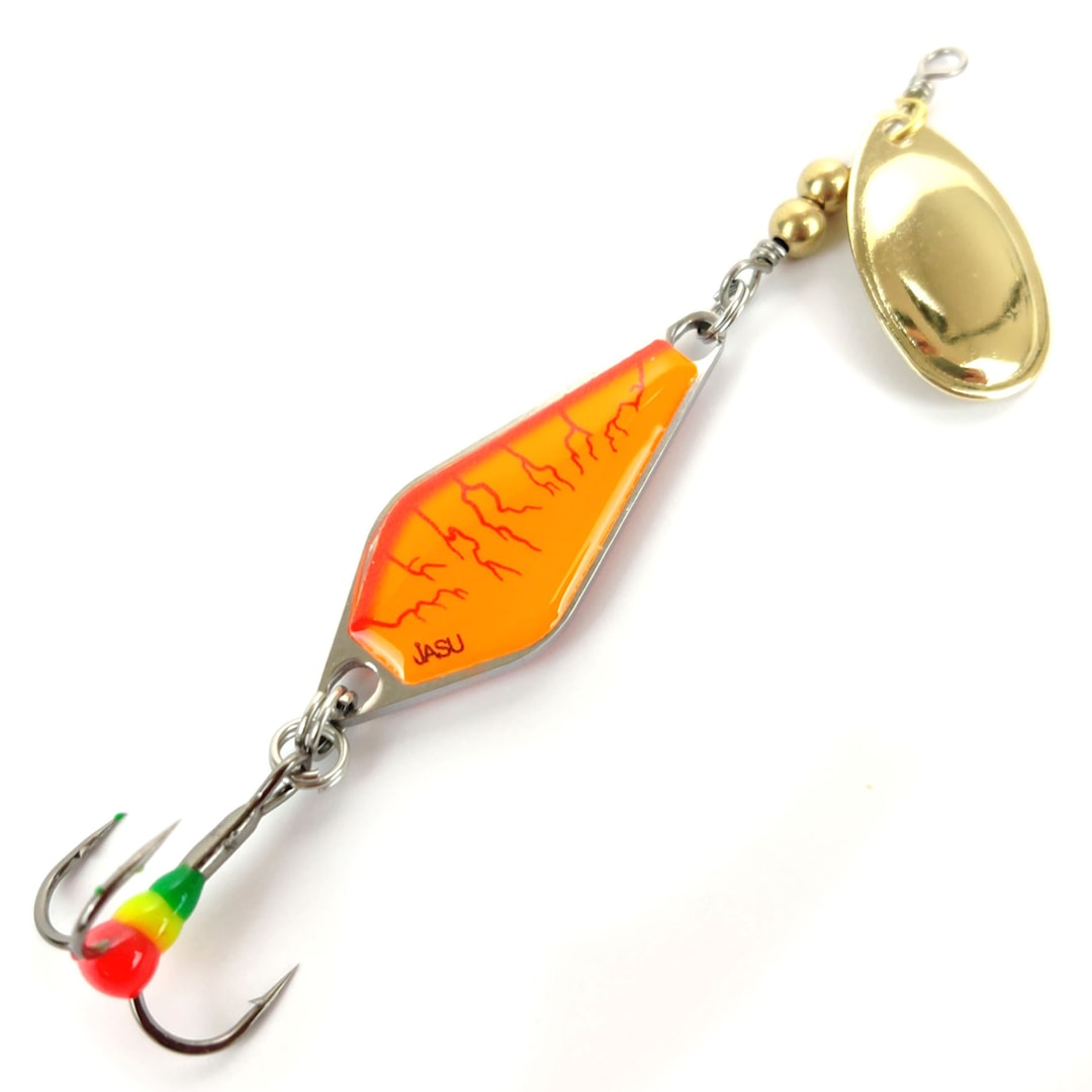 Jasu Salama 9 g spinnare Orange/Röd Jasu Salama 9 g spinnare Orange/Röd