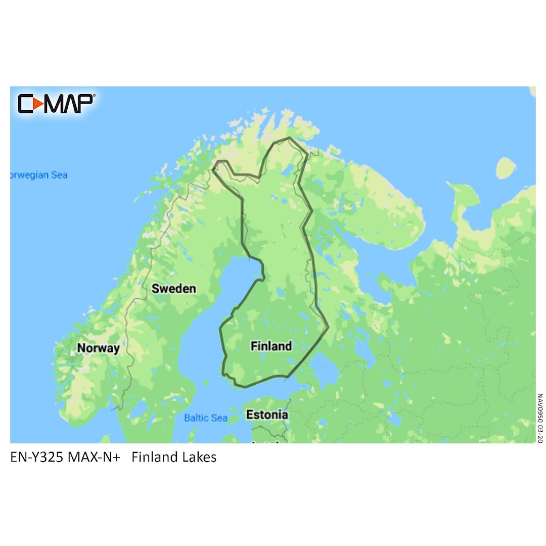 C-MAP Discover Suomen järvet karttakortti M-EN-Y211-MS C-MAP Discover Suomen järvet karttakortti M-EN-Y211-MS