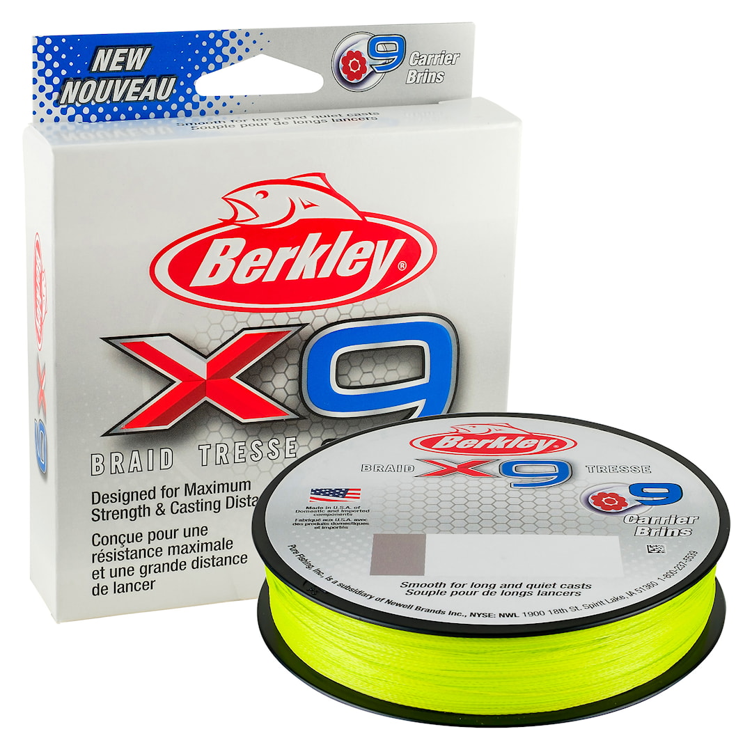 Berkley X9 Flame Green 300 m flätlina