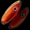 Norolan Arctic Light LED 6 cm pirk Orange/Red
