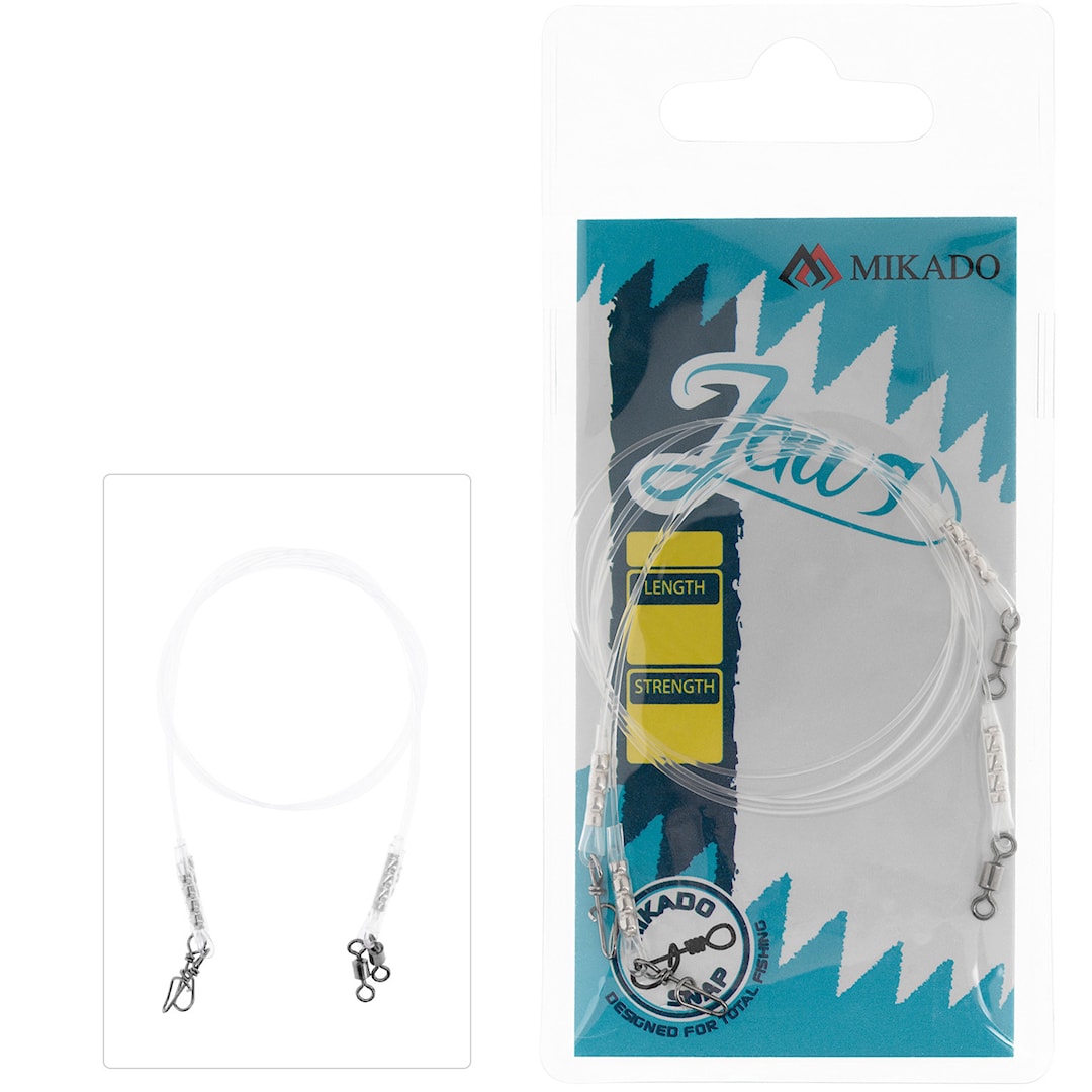 Mikado Jaws Fluorocarbon tafs 35 cm 2 st/pkt
