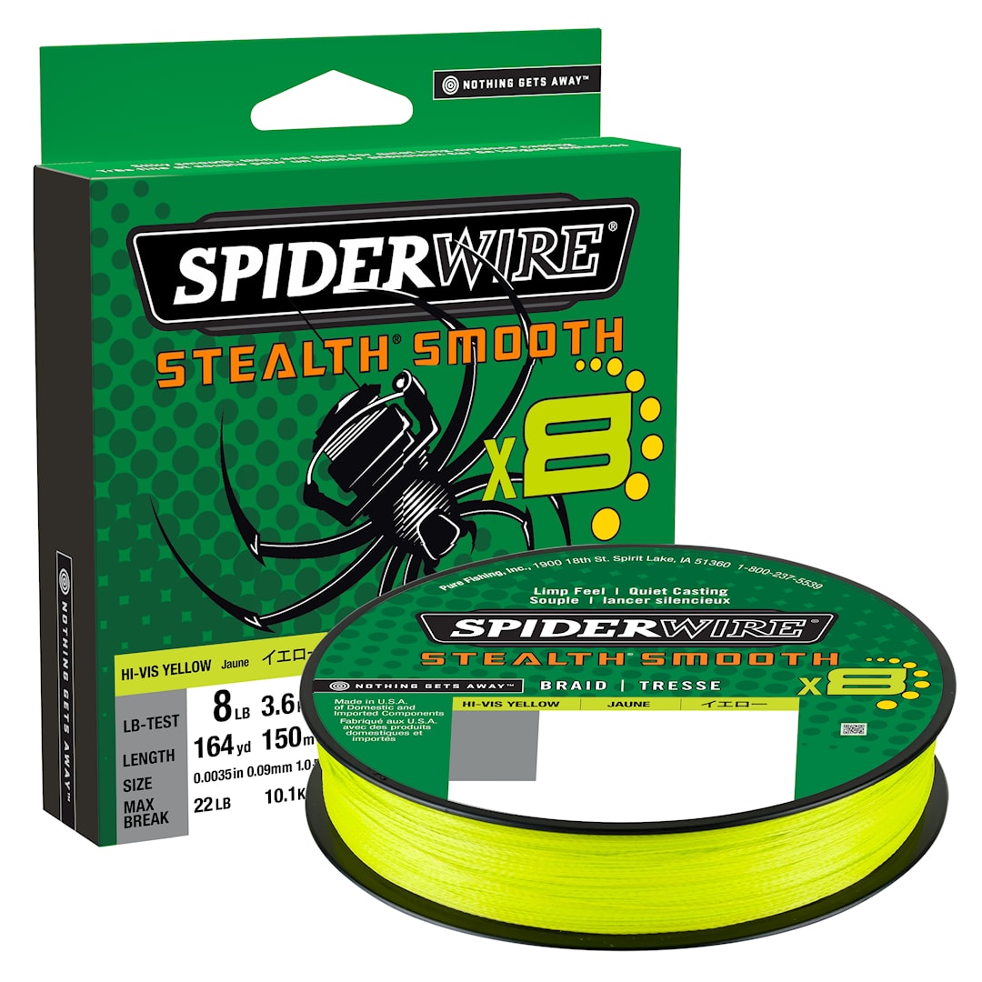 Spiderwire Smooth 8 gul 150 m Spiderwire Smooth 8 gul 150 m