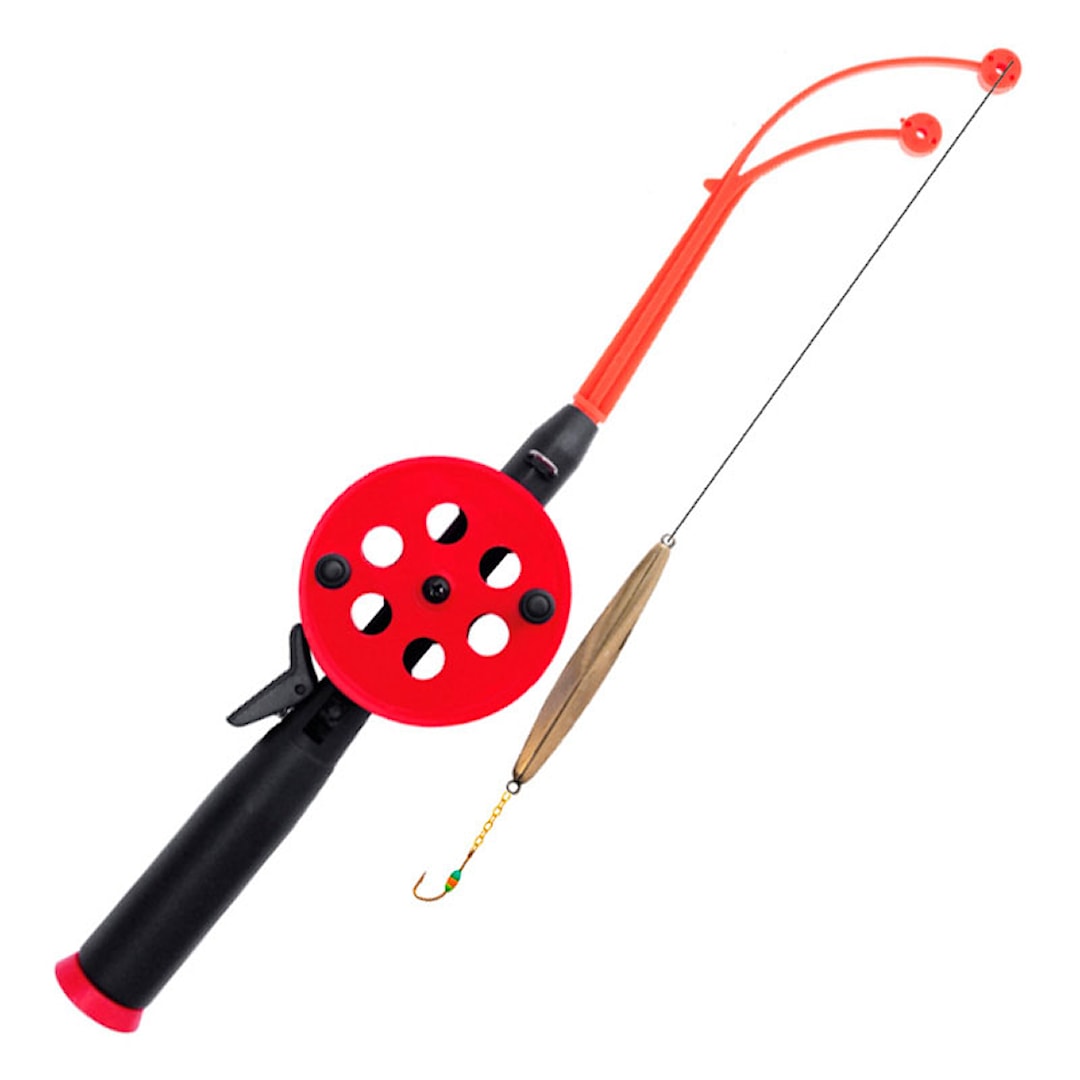 Fisherman pimpelspö med dubbeltopp + pirk