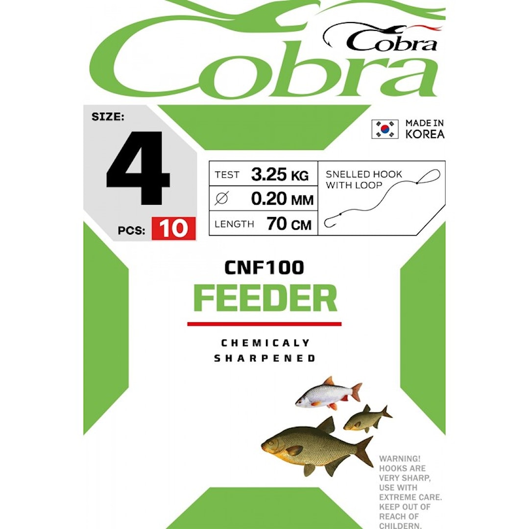 Cobra Feeder krok med tafs 10st/pkt