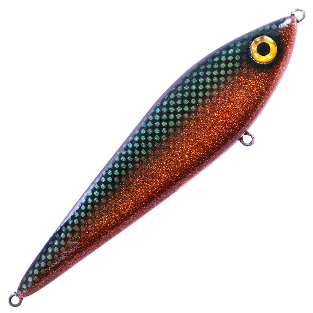 Svartzonker Big Glide 23 cm jerkbait C12 Green Metal Motoroil Svartzonker Big Glide 23 cm jerkbait C12 Green Metal Motoroil