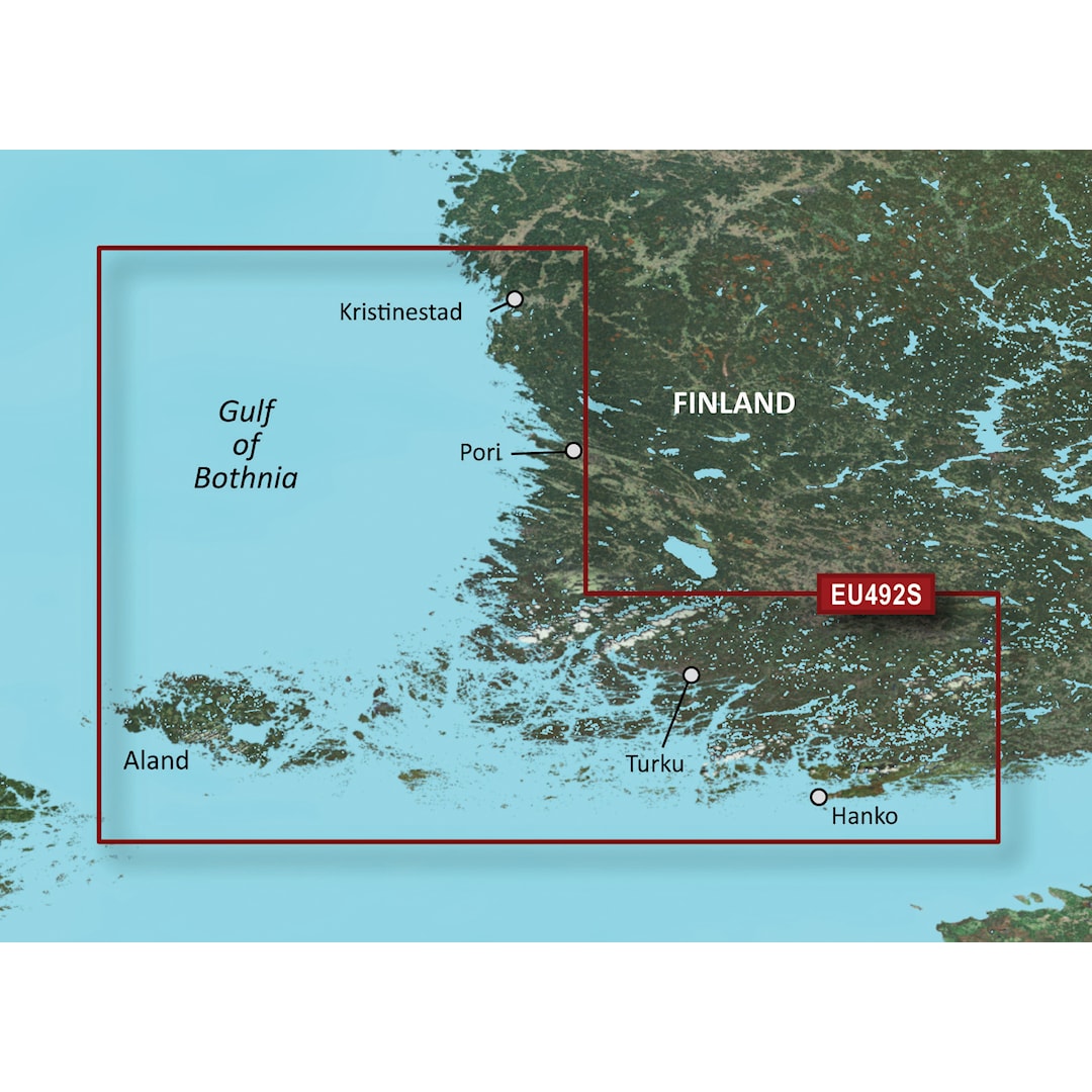 Garmin BlueChart g3 Vision HD VEU492S sjökort över Skärgårdshavet Garmin BlueChart g3 Vision HD VEU492S sjökort över Skärgårdshavet