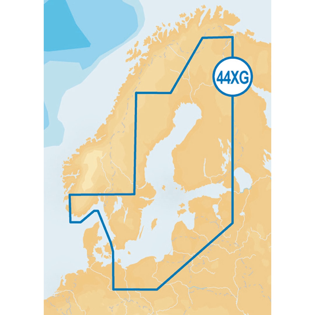Navionics GOLD 44XG kartkort 2GB Navionics GOLD 44XG kartkort 2GB