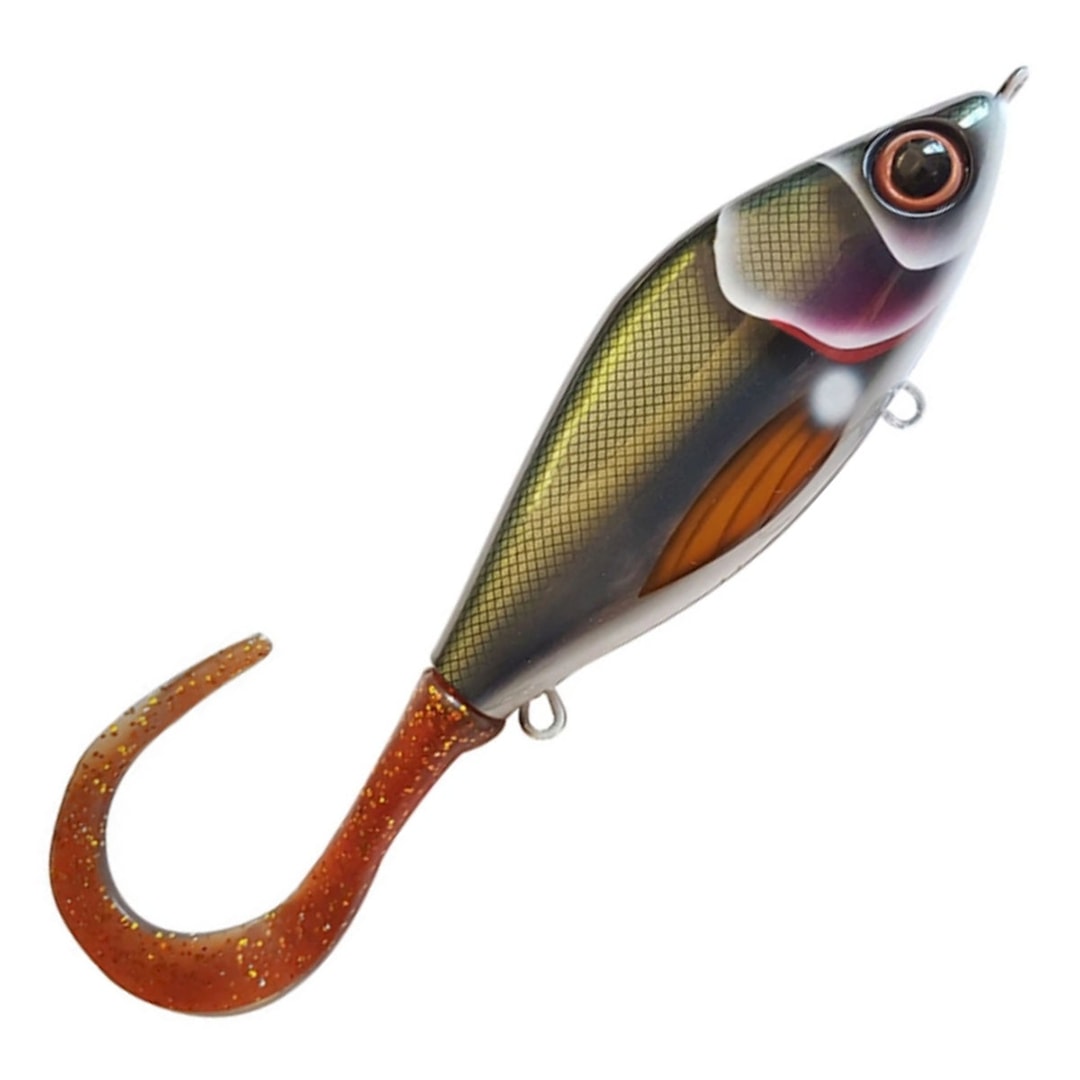 Strike Pro Guppie Jr jerkbait Kemijoki Motoroil Glitter Strike Pro Guppie Jr jerkbait Kemijoki Motoroil Glitter