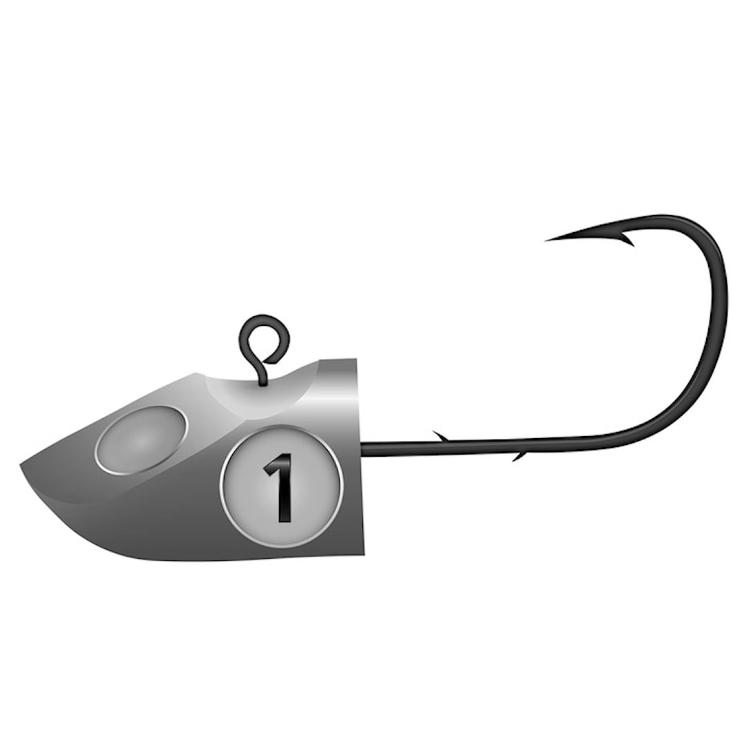 K.P Baits Micro jiggskalle 1 g 5st/pkt