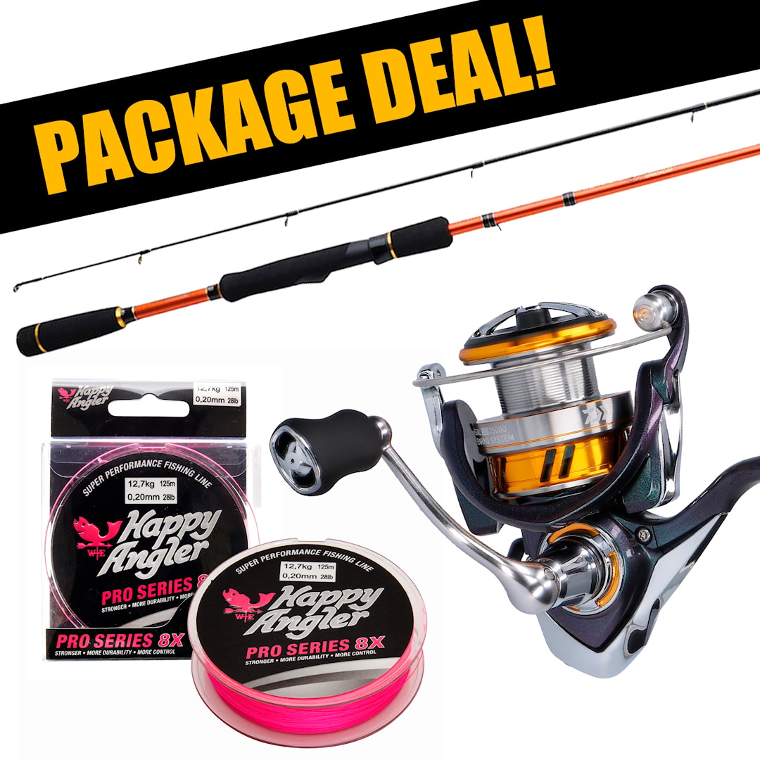 Patriot Fireball Specialist + Daiwa Regal LT haspelset med flätlina Patriot Fireball Specialist + Daiwa Regal LT haspelset med flätlina