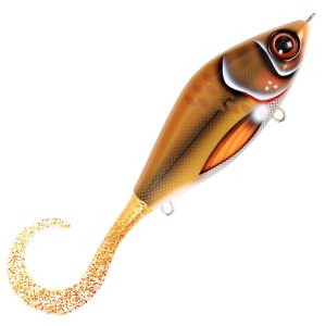Strike Pro Guppie Jr Shallow jerkbait Bemidji Blonde - Gold Glitter Strike Pro Guppie Jr Shallow jerkbait Bemidji Blonde - Gold Glitter