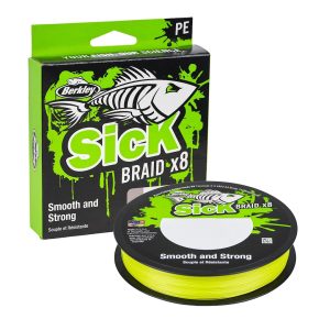 Berkley Sick Braid X8 Flame Green 300 m flätlina 0