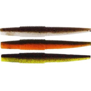 Westin NED Worm Dark Water Mix 9 cm jigg 6 st/pkt