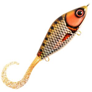 Strike Pro Guppie Jr jerkbait Golden Ridgeback Gold Glitter Strike Pro Guppie Jr jerkbait Golden Ridgeback Gold Glitter