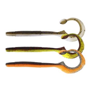 Westin NED Worm Curl Dark Water Mix 12 cm jigg 5 st/pkt