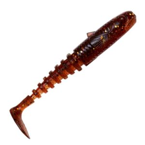 Savage Gear Gobster Shad 11 cm jigg 5 st/pkt Motor Oil UV Savage Gear Gobster Shad 11 cm jigg 5 st/pkt Motor Oil UV