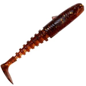 Savage Gear Gobster Shad 9 cm jigg 5 st/pkt Motor Oil UV Savage Gear Gobster Shad 9 cm jigg 5 st/pkt Motor Oil UV