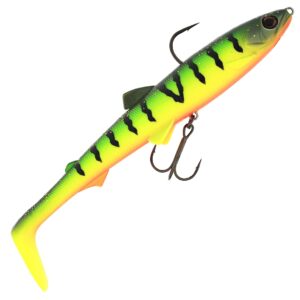 Westin BullTeez Shadtail R2F 18 cm jigg Tiger Perch