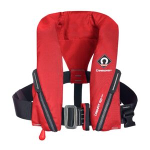 Crewsaver Crewfit 150N Junior automatiskt uppblåsbar flytväst röd Crewsaver Crewfit 150N Junior automatiskt uppblåsbar flytväst röd