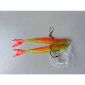 Fladen Twintail Rhubarb & Custard Jig Rig Fladen Twintail Rhubarb & Custard Jig Rig