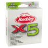 Berkley X5 Braid Low Vis Green 2000 m flätlina 0