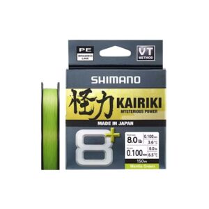 Shimano Kairiki 8+ Green 150 m flätlina 0 Shimano Kairiki 8+ Green 150 m flätlina 0