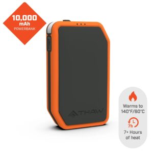 THAW laddbar handvärmare med ficklampa + 10000 mAh powerbank THAW laddbar handvärmare med ficklampa + 10000 mAh powerbank
