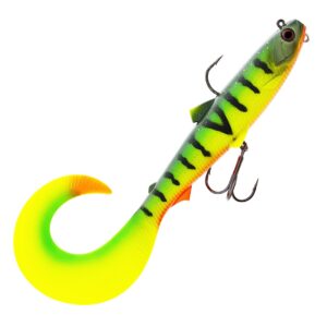 Westin BullTeez Curltail R2F 16 cm jigg Tiger Perch