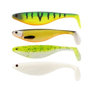 Westin Shadteez Shadtail 7 cm jigg 4 st/pkt Dark Water Mix Westin Shadteez Shadtail 7 cm jigg 4 st/pkt Dark Water Mix