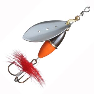 Myran Wipp Orange-Svart 5 g spinnare Silver Myran Wipp Orange-Svart 5 g spinnare Silver