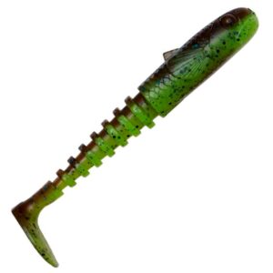 Savage Gear Gobster Shad 9 cm jigg 5 st/pkt Chartreuse Pumpkin Savage Gear Gobster Shad 9 cm jigg 5 st/pkt Chartreuse Pumpkin