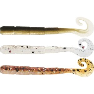 Westin NED Worm Curltail Clear Water Mix 5 cm jigg 6 st/pkt